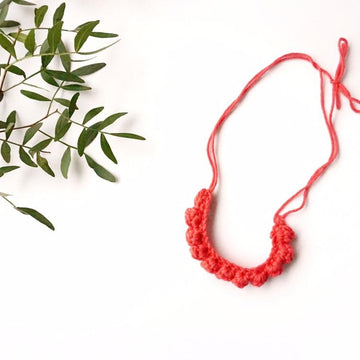Bobble Stitch Necklace