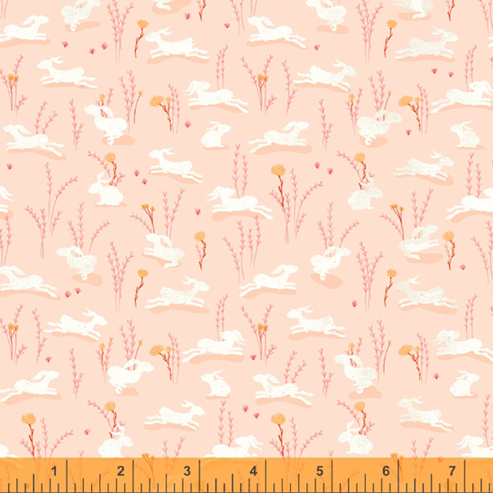 Windham Fabrics Forest Fairies - Hares Peach