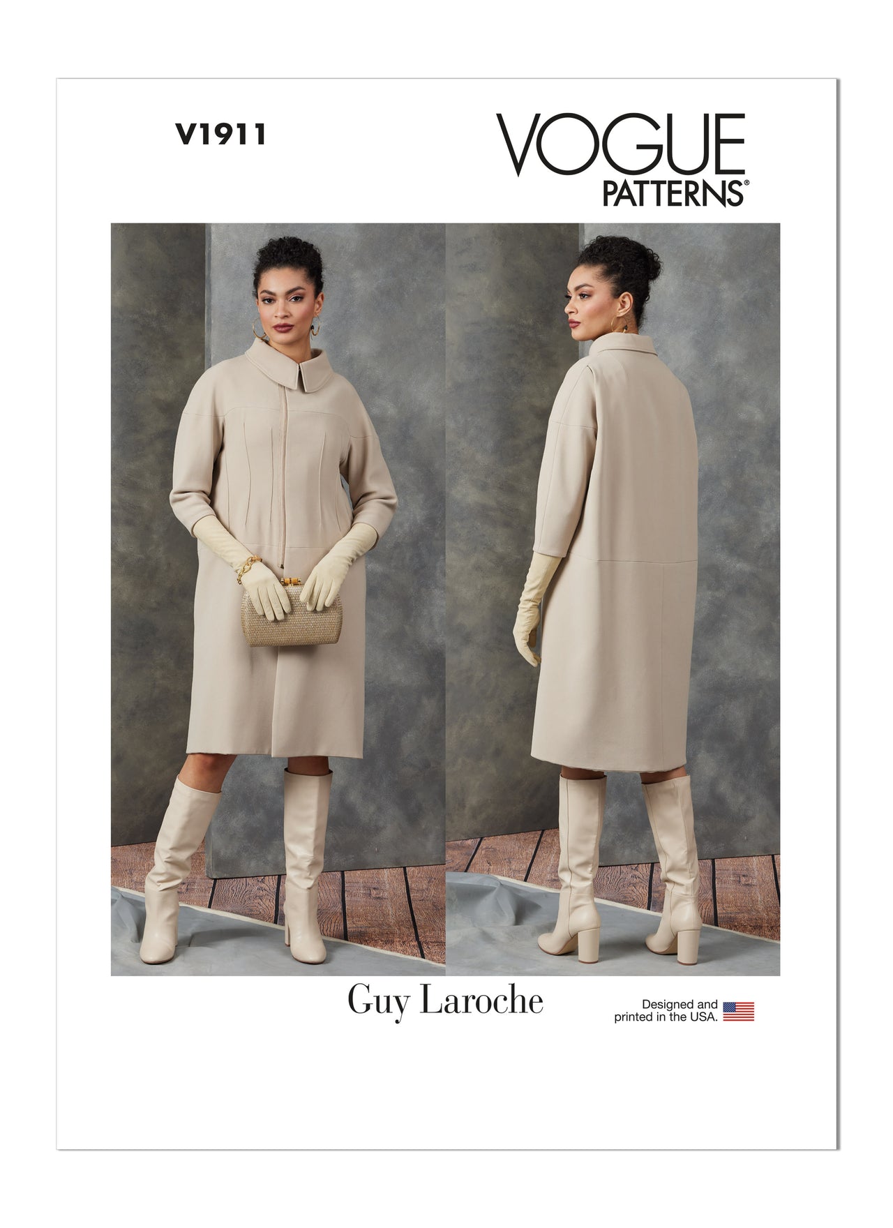 Vogue Sewing Misses' Coat by Guy Laroche V1911 - Sewing Pattern