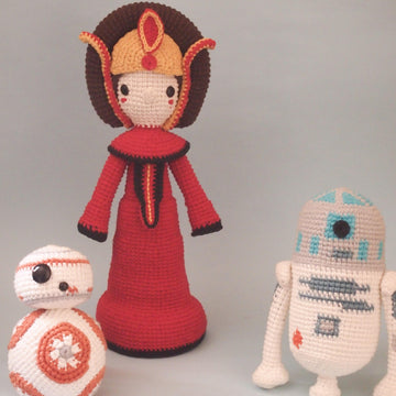 PADMÉ AMIDALA, Satar Wars tribute crochet pattern