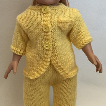 Cozy Winter Pajamas for 18-Inch Dolls, Fits Dolls Like American Girl Doll