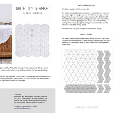 White Lily Blanket