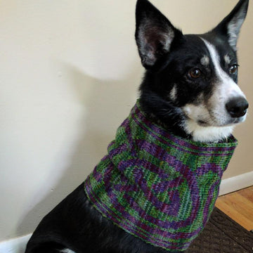 Celtic Knot Border Cowl