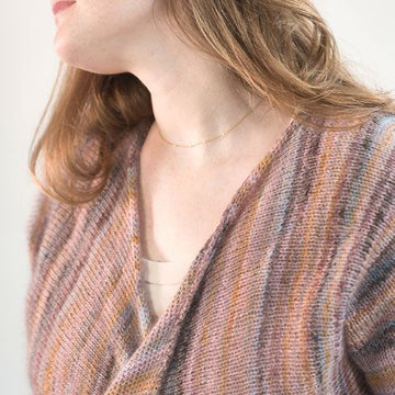 Arietta Sweater in Berroco Tiramisu - Downloadable PDF