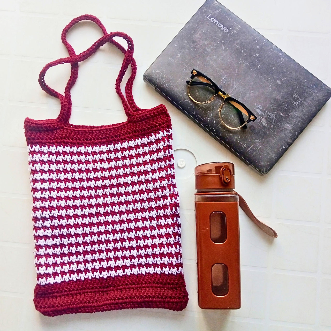 The Houndstooth Tote Bag