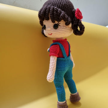 Crochet doll pattern, Amigurumi doll, Trixie doll