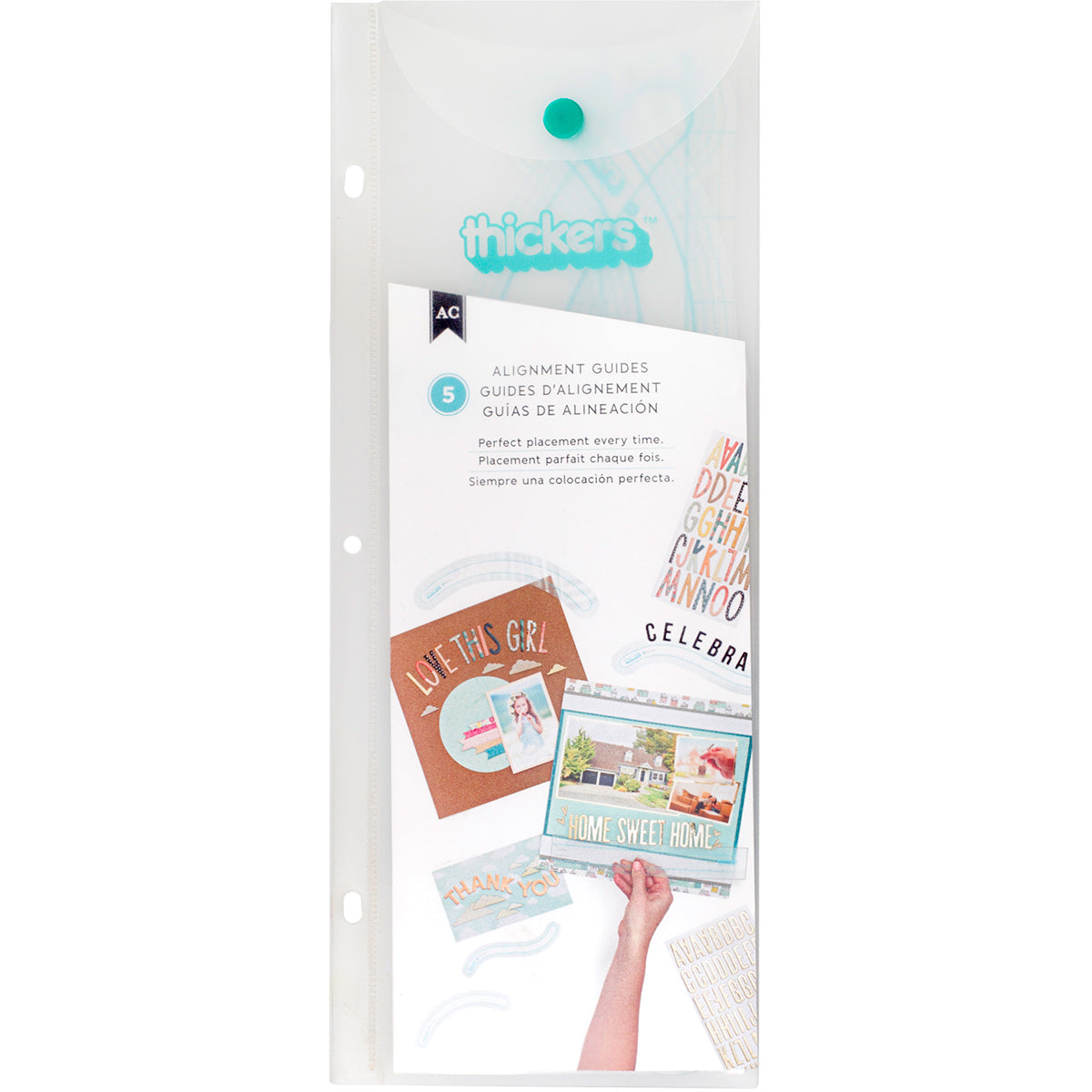 We R Memory Keepers Thickers Alignment Guides - Straight & Wave