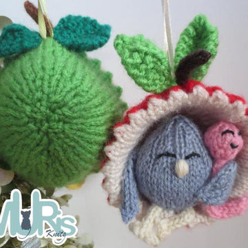 A is for Apple Hanging Ornament