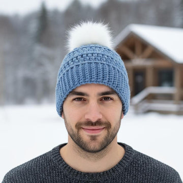 Multi textured hat crochet pattern #481