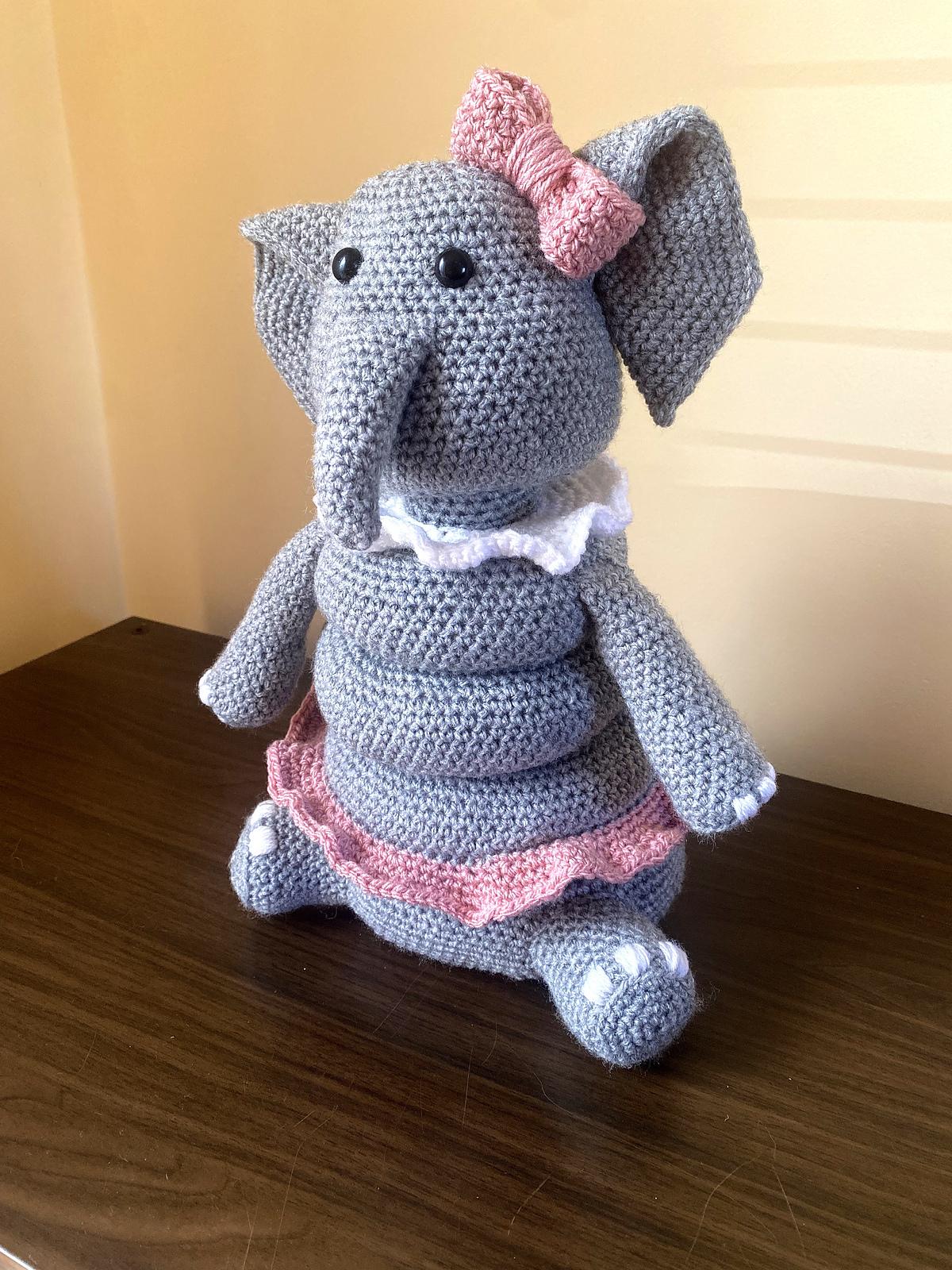 Elephant Ring Stacker Crochet Pattern