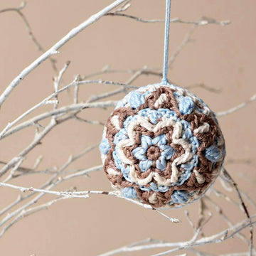 Winter Pastels Ball - overlay crochet