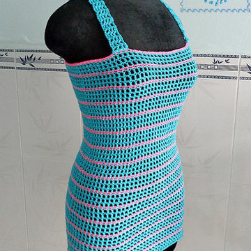 Pink Striped Tank Top