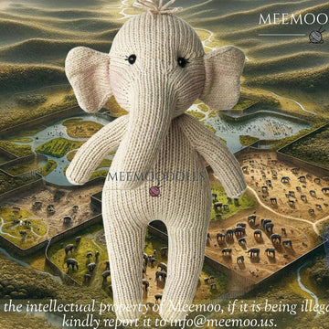 Fanny the Elephant Meemoodolls Knitting Pattern