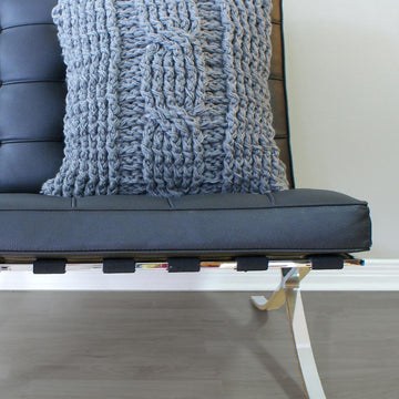 Chunky Cable Twist Crochet Pillow Cover (pillow005)