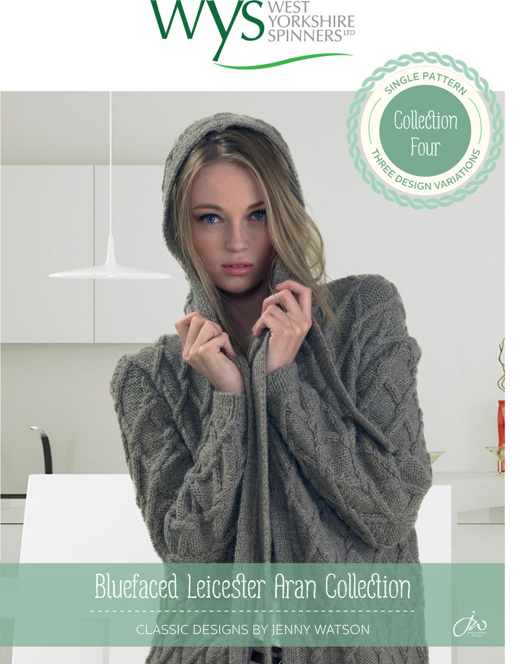 Jackets and Scarf in West Yorkshire Spinners Bluefaced Leicester Naturals Aran - Downloadable PDF