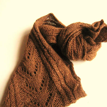 Lace, Cable, Scarf and Cowl all in one