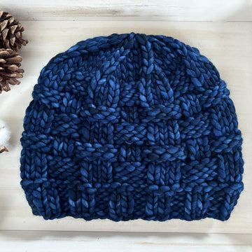 Classic Men's Basket Weave Beanie
