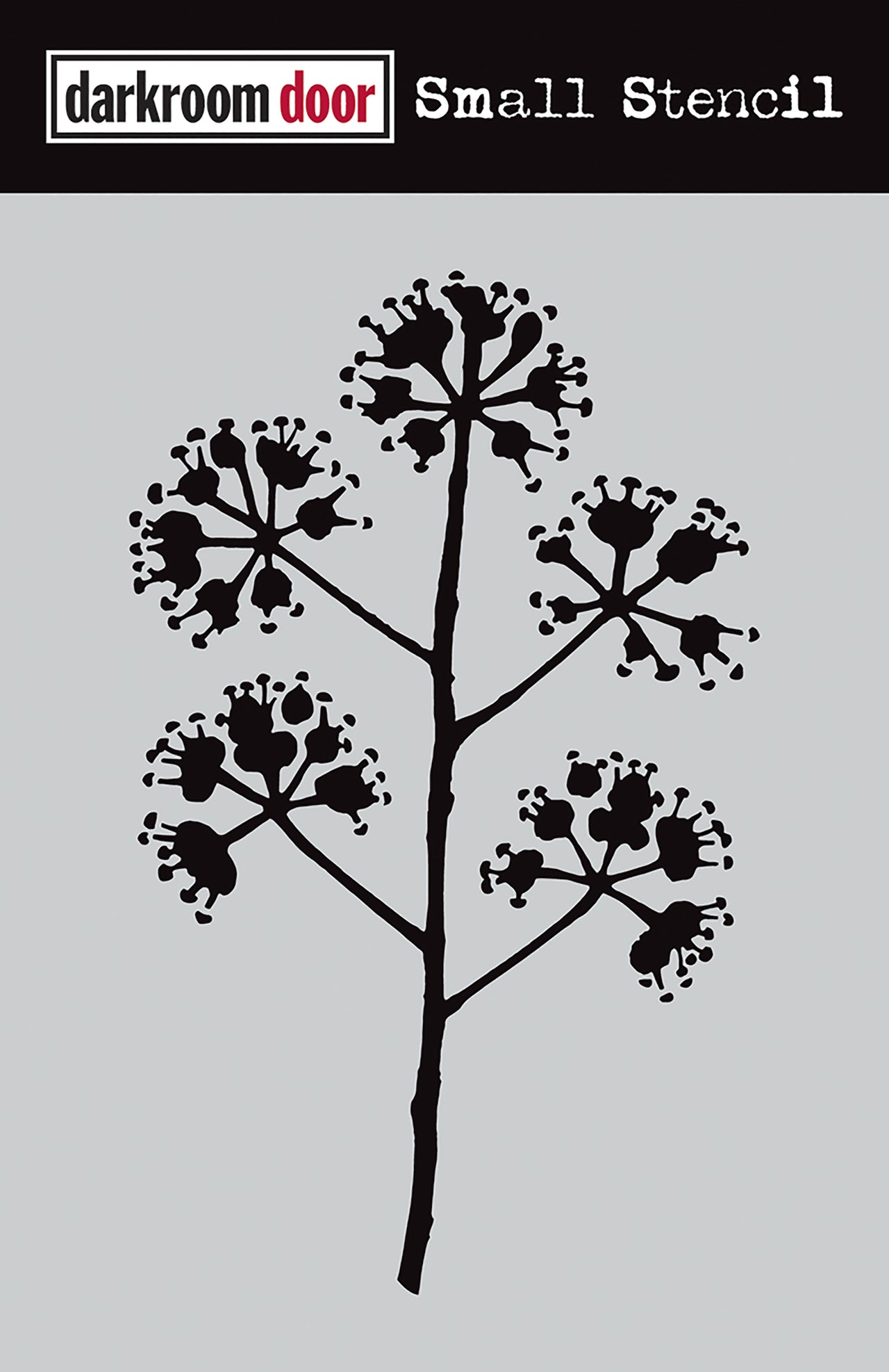 Darkroom Door Stencil 4.5"X6" - Blossom