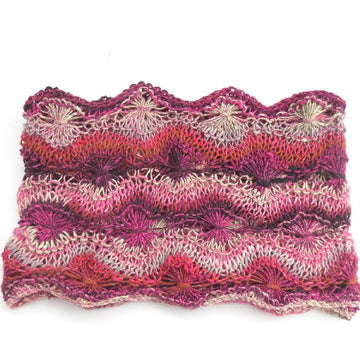 Flowery Infinity Scarf