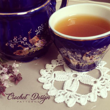 Crochet Star coasters - Pdf pattern-