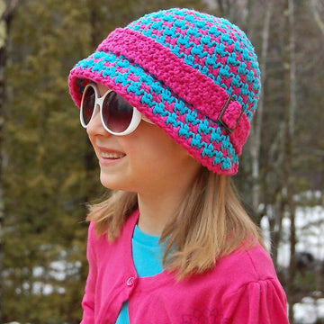 Houndstooth Cloche