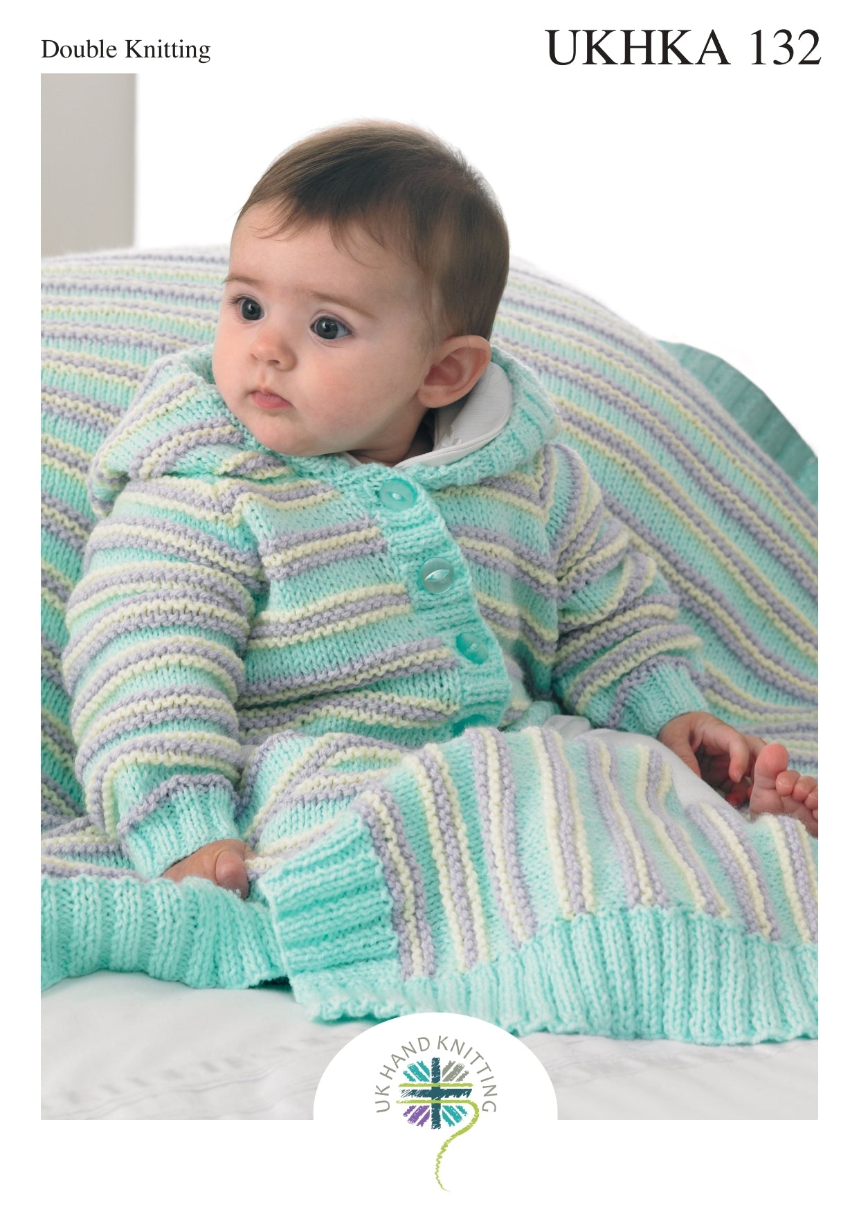 UKHKA 132 Cardigans, Hat and Blanket - UKHKA132pdf - Downloadable PDF