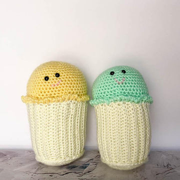 Carlo and Benedetta Italian Ices Amigurumi