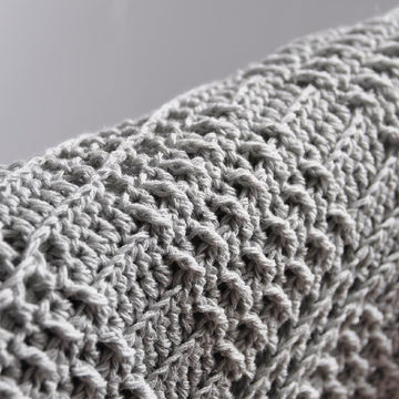 Silver Squares Baby Blanket