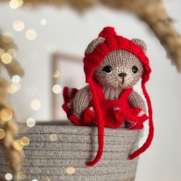Knitting baby bear and Outfit for Baby Bear
