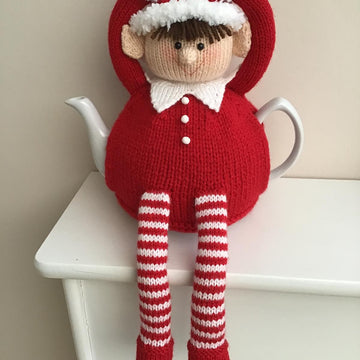 Christmas tea cosy Cheeky elf tea cosy