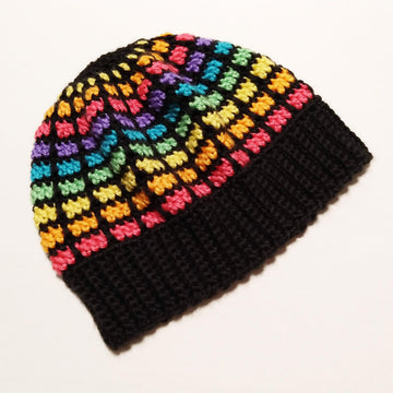 Easy Rainbow Hat