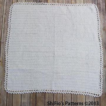 Alphabet Afghan Blanket Crochet Pattern #51