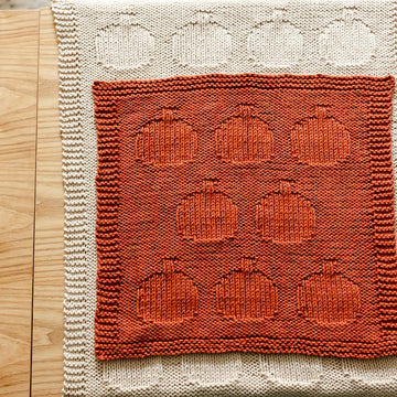 Pumpkin Washcloth