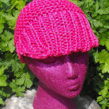 SUPERFAST JOCKEY CAP HAT KNITTING PATTERN - MADMONKEYKNITS