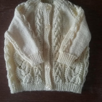 Lace Baby Hoodie and Cardigan