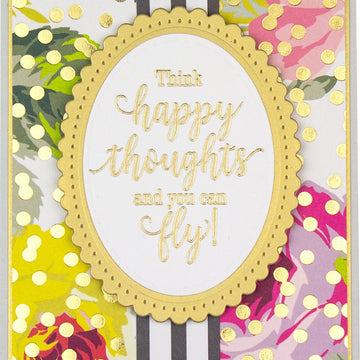 Spellbinders Glimmer Hot Foil Plate - Scattered Dot Pattern
