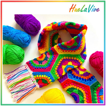 Hexagon Scarf by HueLaVive