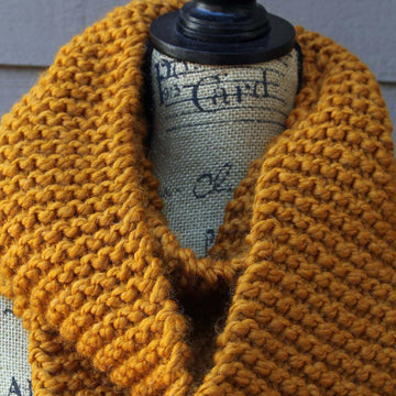 Cozy Garter Stitch Cowl