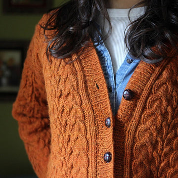 Smoked Orange Cardigan