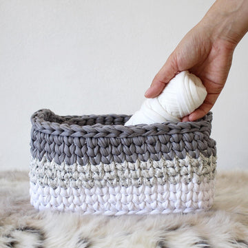 Easy Ombre Rectangle Basket