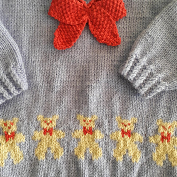 Teddies in a Row Sweater