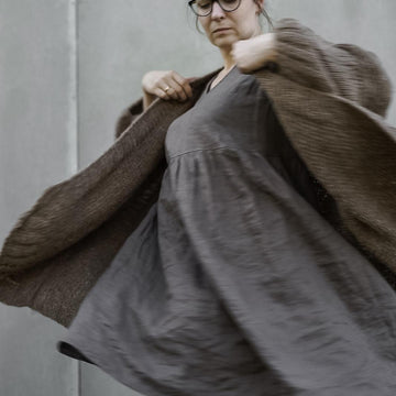 Hug oversize long cardigan