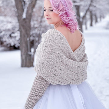 Snowfall Sweater Scarf