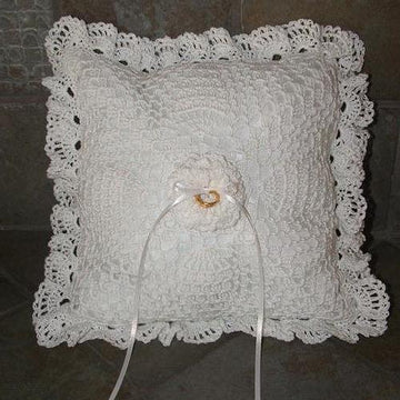 Crochet Ring Bearer Pillow