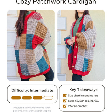 Cozy Patchwork Cardigan
