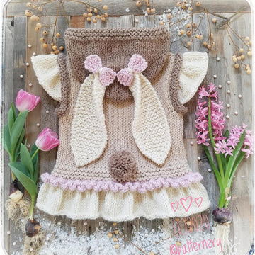 Bunny hooded vest
