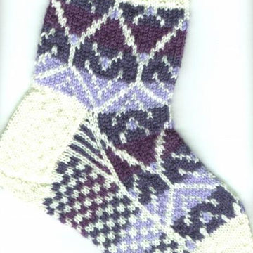 Lilacs at Night Socks