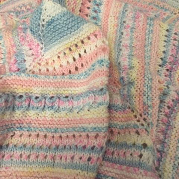 SUMMER RAINBOW baby blanket