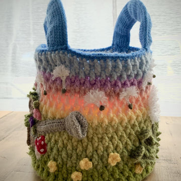 Fairy Garden Crochet Handbag