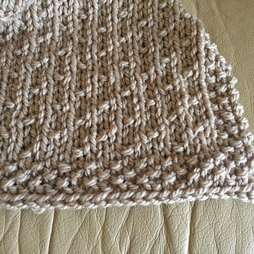 Dot Stitch Baby Blanket